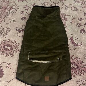 Olive Green pet jacket